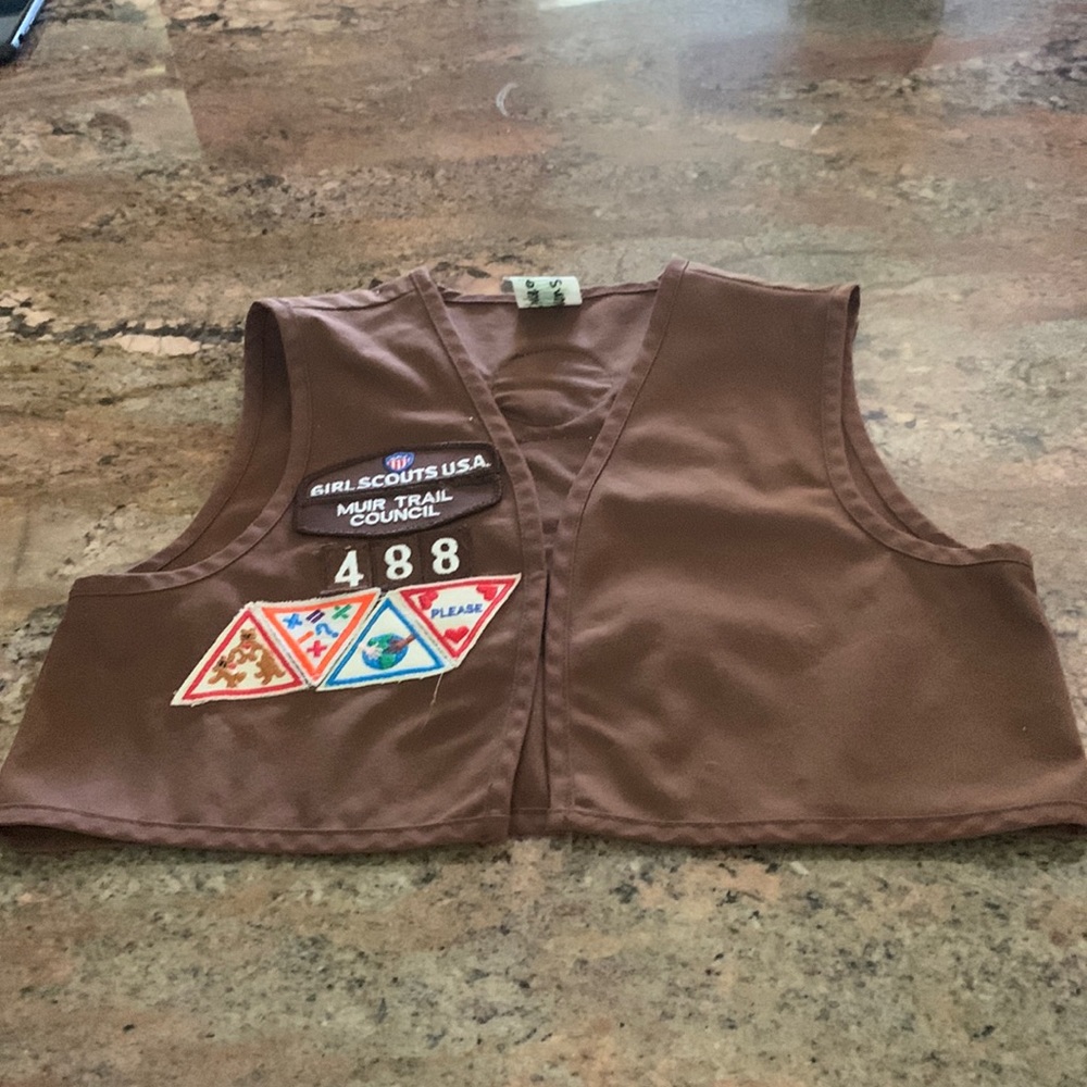 Vintage Girl Scouts “Brownies” Badge Vest